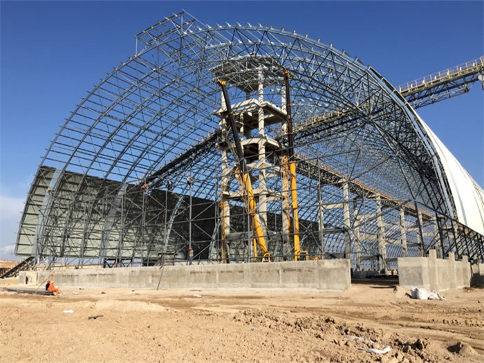 铁岭煤机油桶翘工程网架